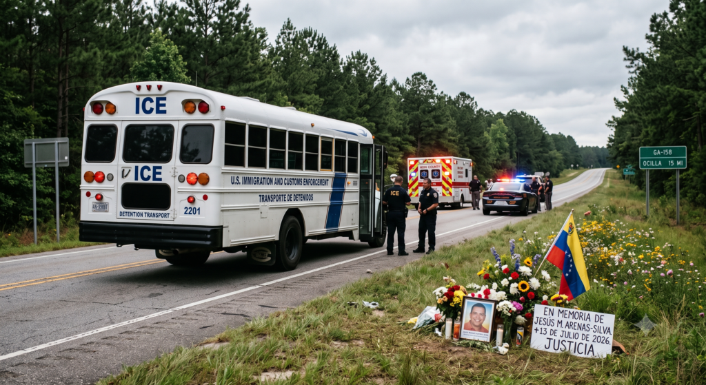 Tragedy in Georgia: Venezuelan Immigrant Dies in ICE Custody During Transfer