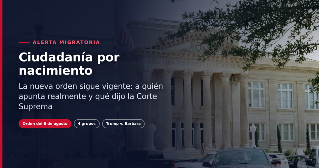 La nueva orden sobre la ciudadanía por nacimiento: qué establece y a quién afecta realmente