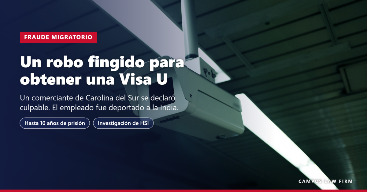 Home 42 U Visa Fraud: A Staged Robbery Ends in Federal Charges and a Deportation