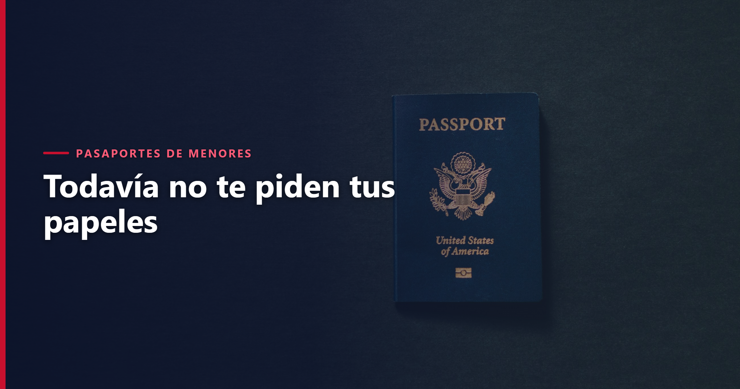 Children's Passports: The State Department Is Weighing Immigration Document Checks on Parents
