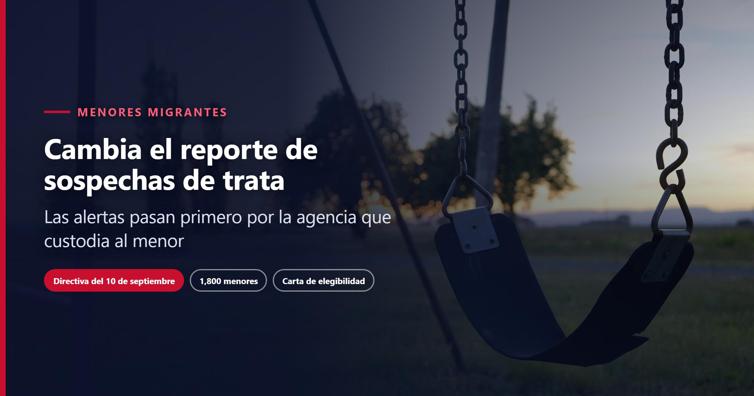 New Rules for Reporting Trafficking of Migrant Children: Why a Delay Can Cost a Protection
