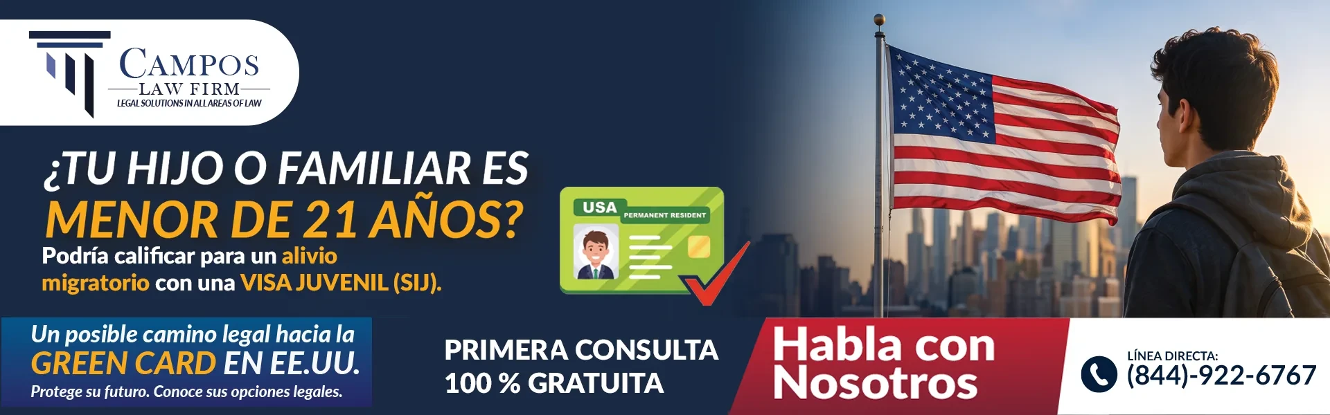 Visa juvenil (SIJ) — Campos Law Firm