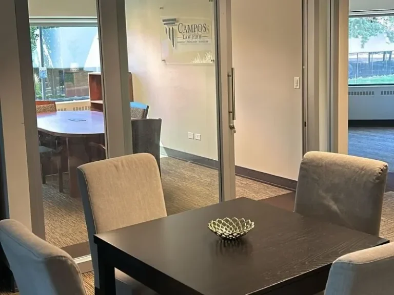 Campos Law Firm Greenwood Village, CO office — client meeting room