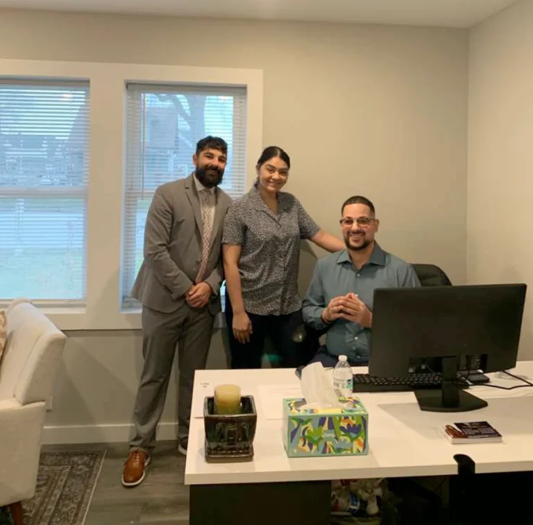 Campos Law Firm South Bend, IN office — our team in the office
