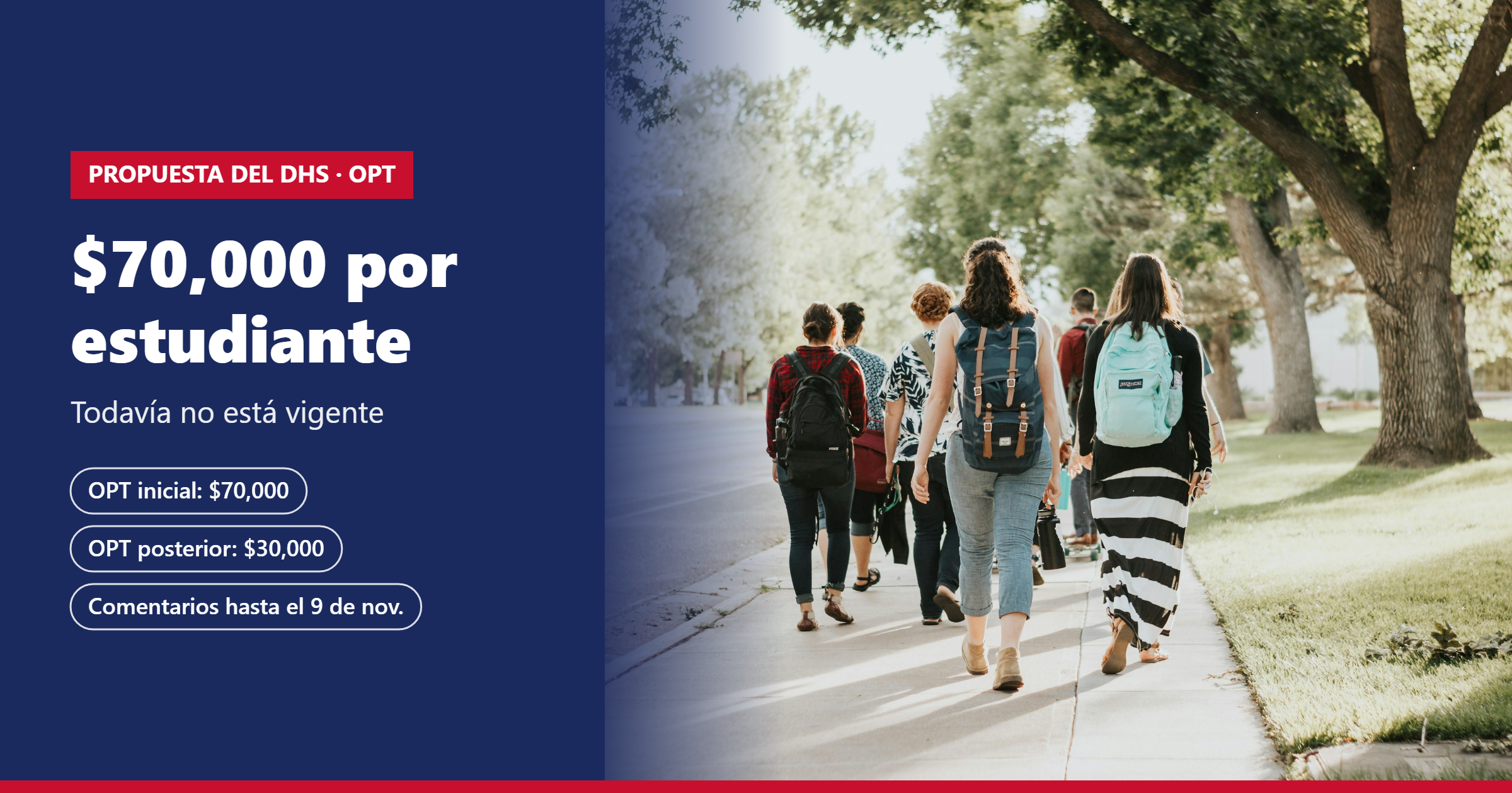 DHS Proposes a $70,000 Per-Student OPT Fee: What Changes and What Doesn't